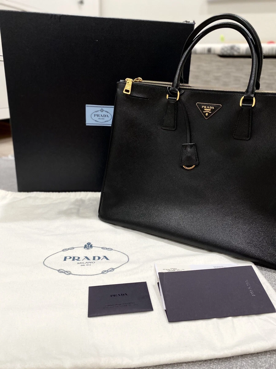 Prada Medium Saffiano Lux Tote Neutrals Totes, Handbags