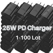 25W USB C Super Fast Charger Block Type C Charging Brick For Samsung iPhone Lot
