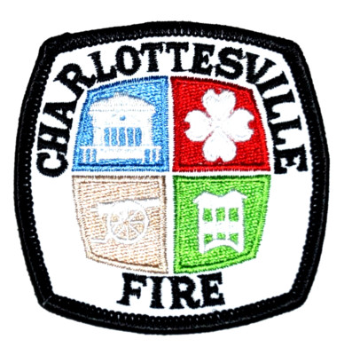 CHARLOTTESVILLE   FIRE - VIRGINIA VA  Fire Patch EMS Rescue Public Safety 2.75 