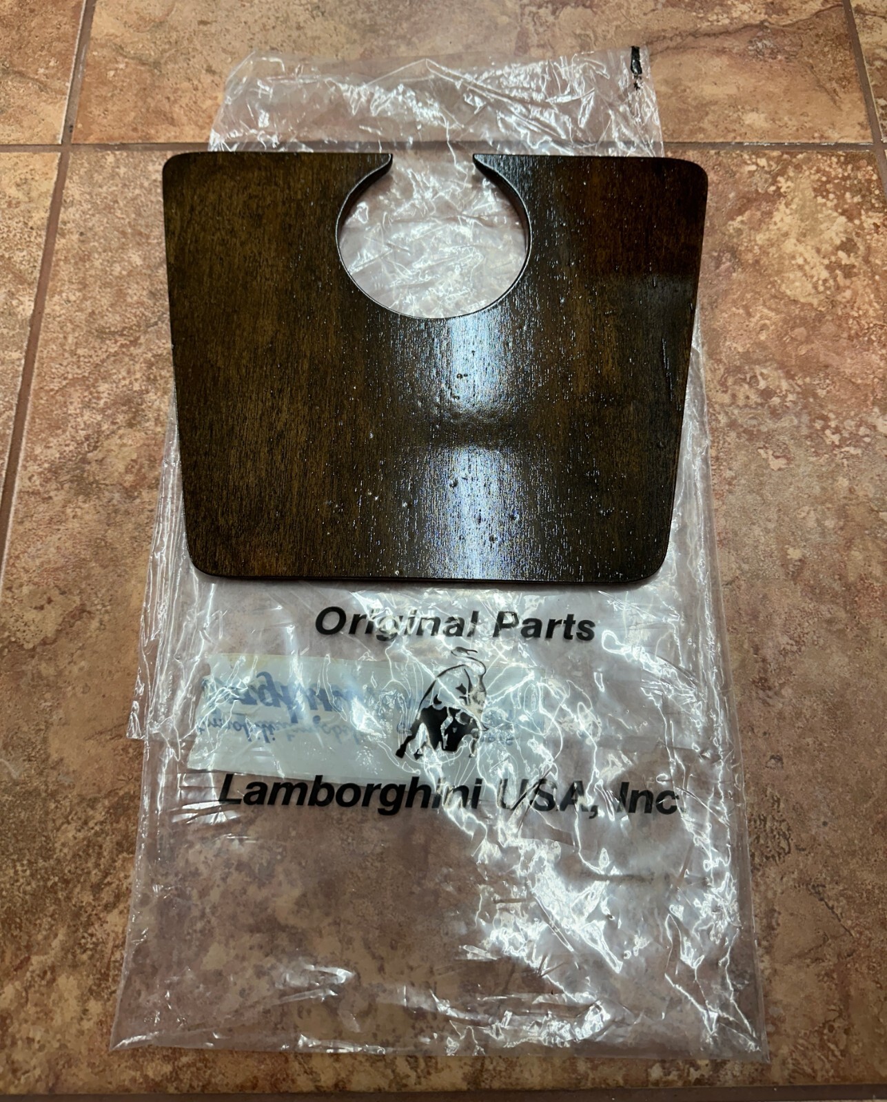 Lamborghini LM002 - interior front wood tunnel cover - trim part 009258115