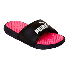 Girls Cool Cat JR PUMA Sport Slides Sandals Size 1 Beach Sports Summer fun NWT