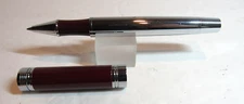 TERZETTI HEAVY METAL ROLLERBALL PEN-MODEL BISHOP- RUBY RED