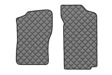 AUTO Kunstleder Vordere Matte Fußmatten für PEUGEOT 306 03.94-04.02 Cabrio GRAU