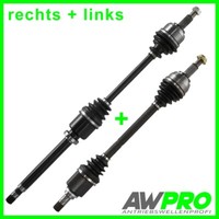 2 X Antriebswelle FÜR Renault Fluence L3_ 1.5 Dci Links Rechts Schaltgetriebe