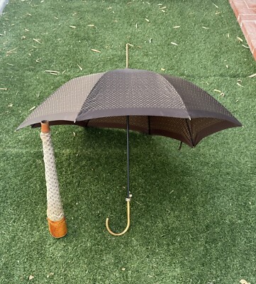 DAMAGED Vintage Louis Vuitton Monogram Logo LV Parasol Umbrella