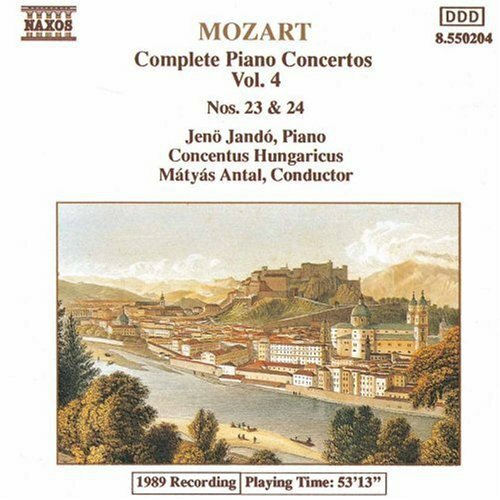 Mozart Piano Concertos 23 & 24 performed by Jando and Antal CD 1994