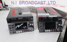 2x Sony pdw-f1600 high defintion xdcam HD disc recorders faulty