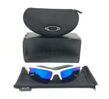 Oakley Sunglasses Flak 2.0 XL OO9188-9459 Polished White w Prizm Sapphire Lenses