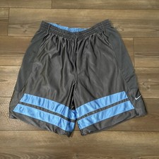 Vintage Men  s Nike Basketball Reversible Shorts  Play On Player  Gray Blue