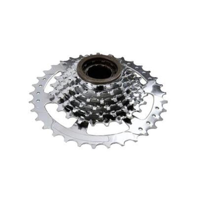 Roue Libre Vélo 6 Vitesses Chrome - Type Megarange 14-34 Dents - Accessoire Cyclisme