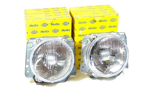 HELLA VW Golf Mk2 1983-1992 Headlights Front Lamps Left=Right 2pcs