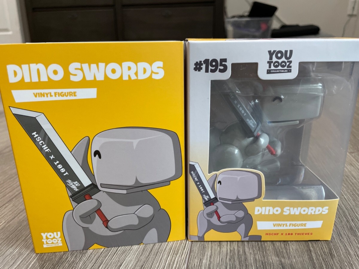 MSCHF x 100Thieves Dino Swords YOUTOOZ (IN HAND) | eBay