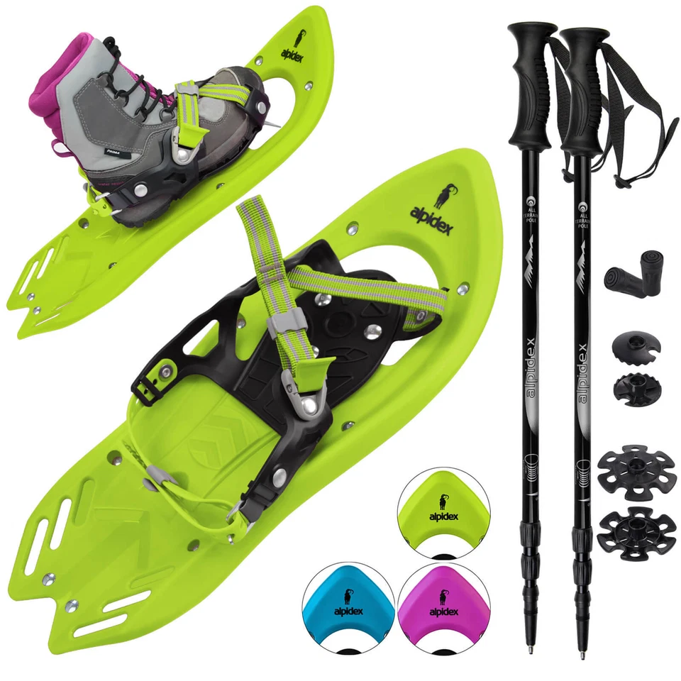 ALPIDEX Schneeschuh für Kinder SCHNEESCHUHWANDERN mit der ganzen Familie