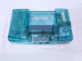 Neogeo Pocket Color Crystal Blue Boxed Console SNK CIB w/Buttonbattery Tested