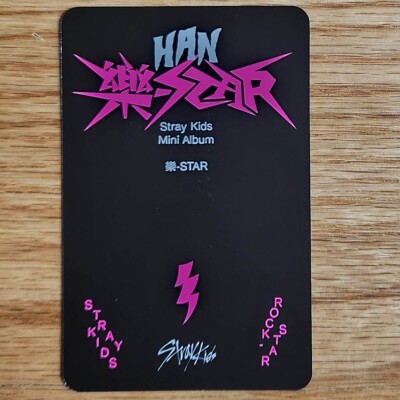 Han Official Photocard Stray Kids Rock Star Postcard Version