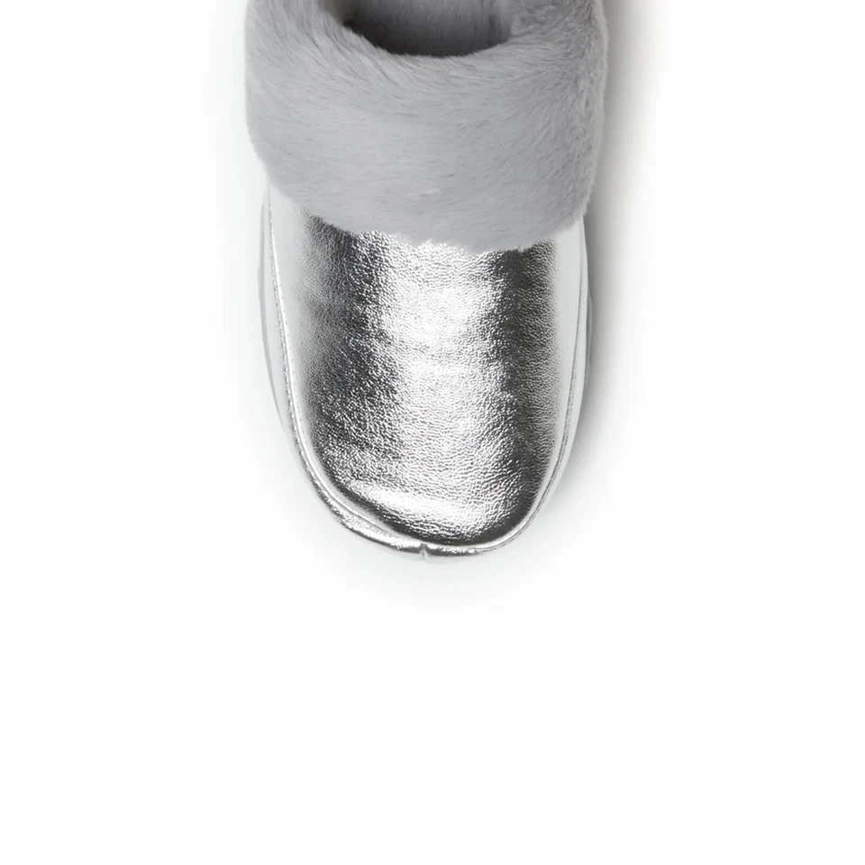 Zapatillas zueco Dearfoams acogedoras cómodas para mujer de material mixto Foto 2 de 4