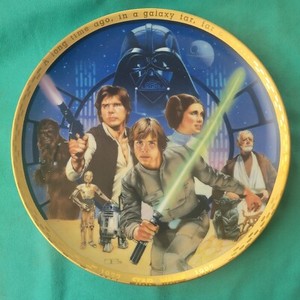 Star Wars Hamilton Plate 10th Anniversary Commemorative for Star Wars 1987- NEW