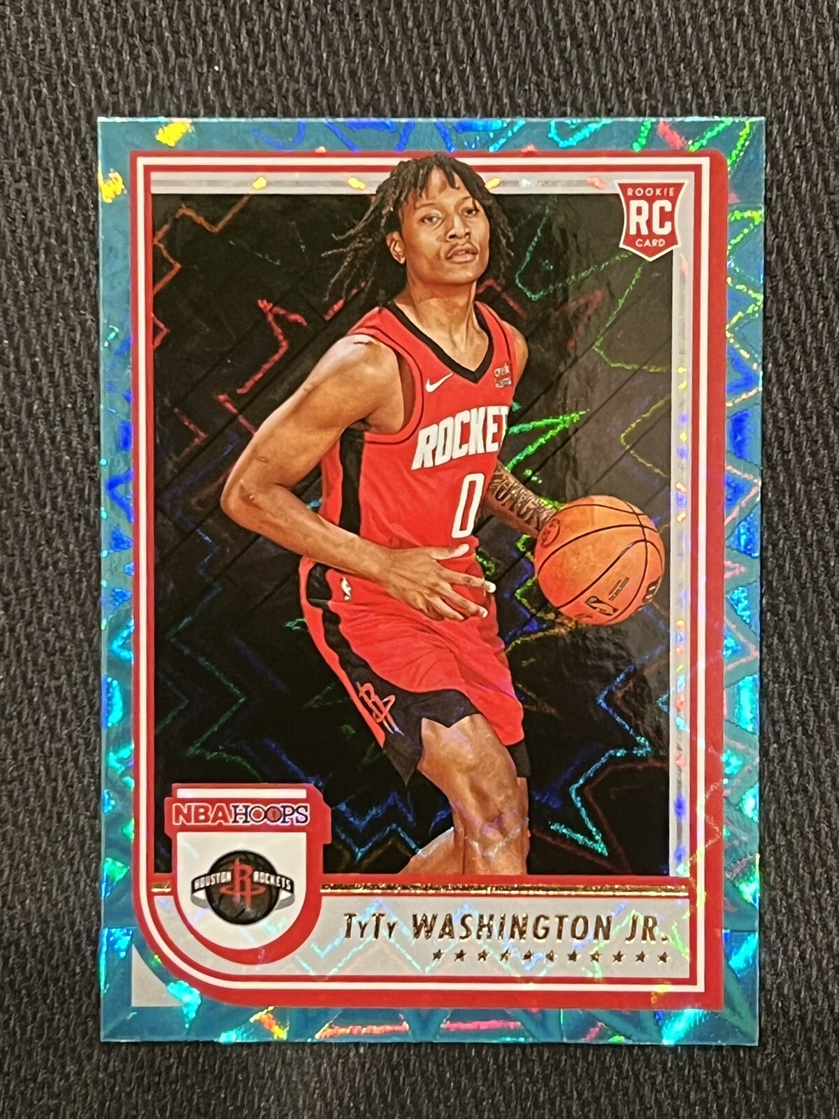 TyTy Washington Jr. 2022-23 NBA Hoops TEAL EXPLOSION SP Rookie Rare RC #258🔥🏀