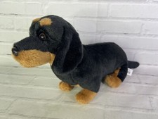 Animal Alley Toys R Us Dachshund Wiener Dog Puppy Stuffed Animal Toy Black 2017