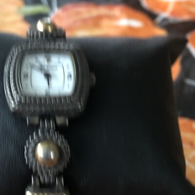 Brighton Tuscany Watch Women Two Tone Silver Gold Toggle New 