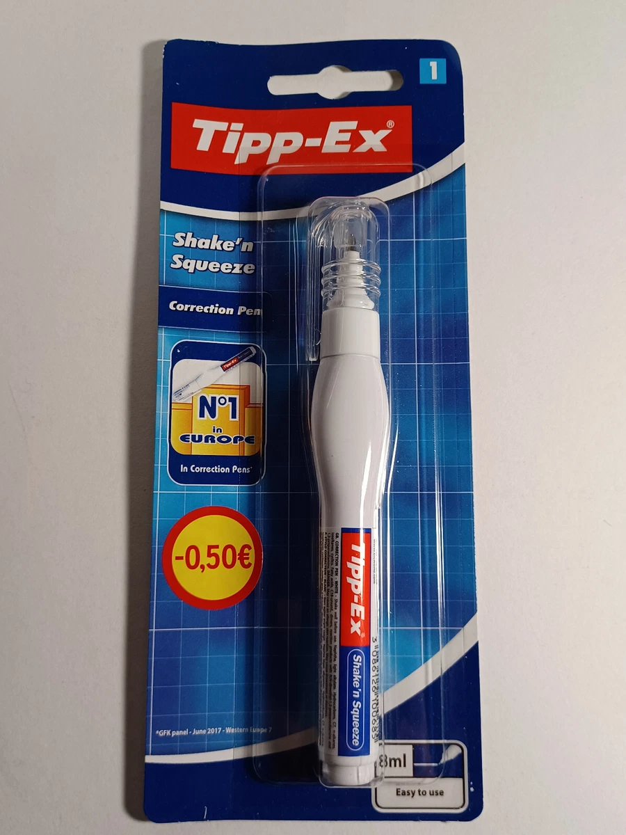 Tipp Ex Correction Pen Shake N Squeeze 0.8ml Correction Fluid White