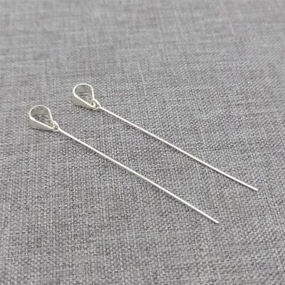 8 Sterlingsilber, Schlichter B��gel mit ?senanh?nger, Charm-B��gel