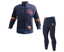 AS Roma Tuta Bambino Felpata Full Zip Art. 13892