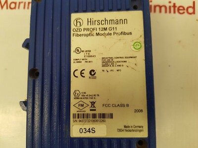 Hirschmann OZD Profi 12M P11 – Fiberoptic Converter, Gebraucht, Für Profibus Aus D