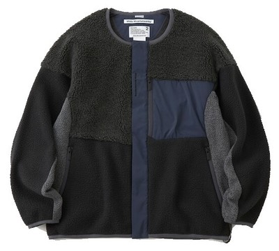 White Mountaineering Gore-Tex Infinium Patchwork Boa No Collar  