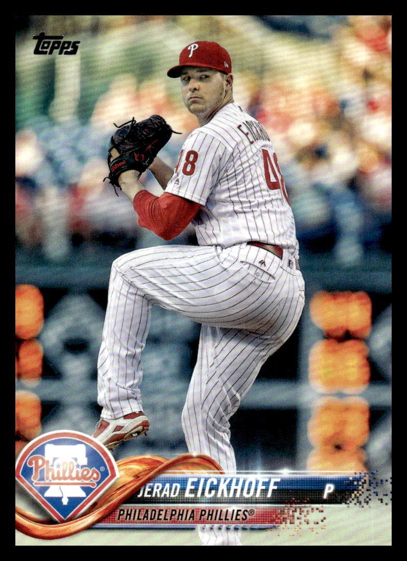 2018 Topps  Jerad Eickhoff #621 Philadelphia Phillies Baseball Card