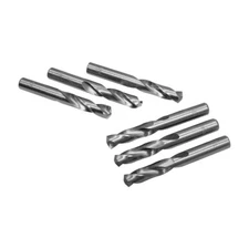 High Speed Steel Twist Straight Shank 6Pc 15/32'' HSS Screw Machine Drill Bits