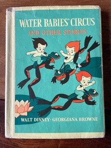 Walt Disney Studio Water Babies’ Circus 1940 D.C. Heath 1st w/ DJ Illustrated HC