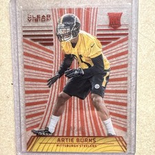 2016 Panini Clear Vision - Rookies Level 1 Artie Burns #123 Red /49 (RC)