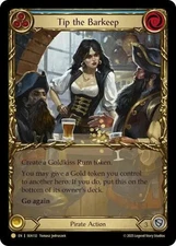 Flesh and Blood TCG Tip the Barkeep (Treasure) - Cold Foil Light Play High Seas 