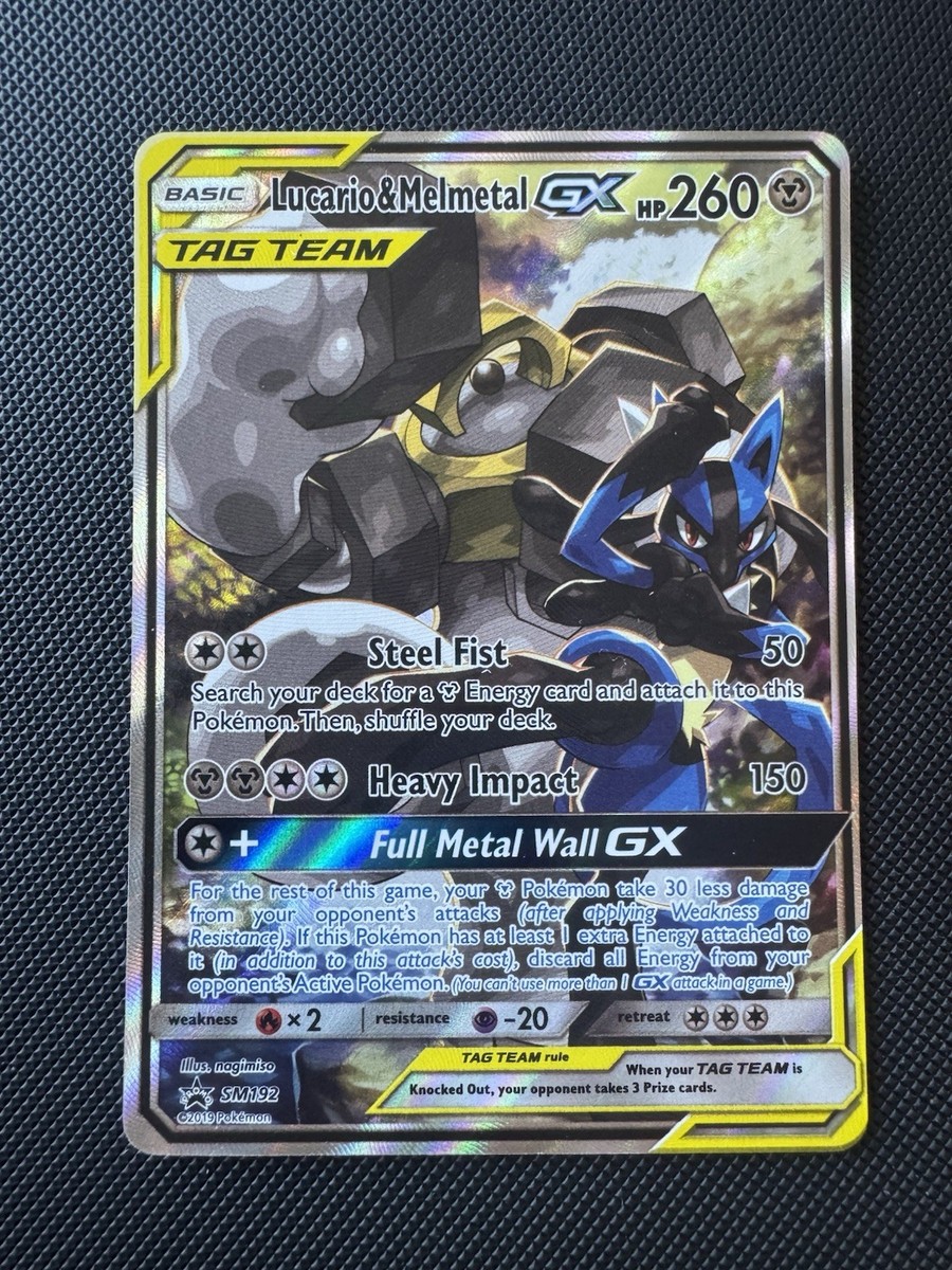 Pokémon TCG Lucario & Melmetal GX SM192 | eBay