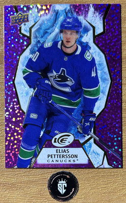 Elias Pettersson 2021-22 Upper Deck Ice Lavender #41 Vancouver Canucks