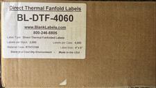 4000 Fanfold 4" x 6" Direct Thermal Labels. Shipping / Barcode Labels Zebra UPS