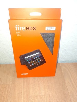 Original Amazon Fire HD 8 Hülle Cover 12. Gen Grau BRANDNEU