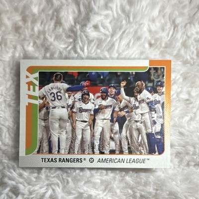 2024 Topps Series 2 Texas Rangers American League #593  Vintage Stock SSP /99