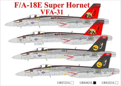 UpRise Decals URS4821L - DECAL F/A-18E Super Hornet VFA-31 1/48
