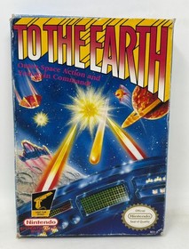 NES Nintendo - To the Earth - CIB Complete in Box - Zapper Game - Tested