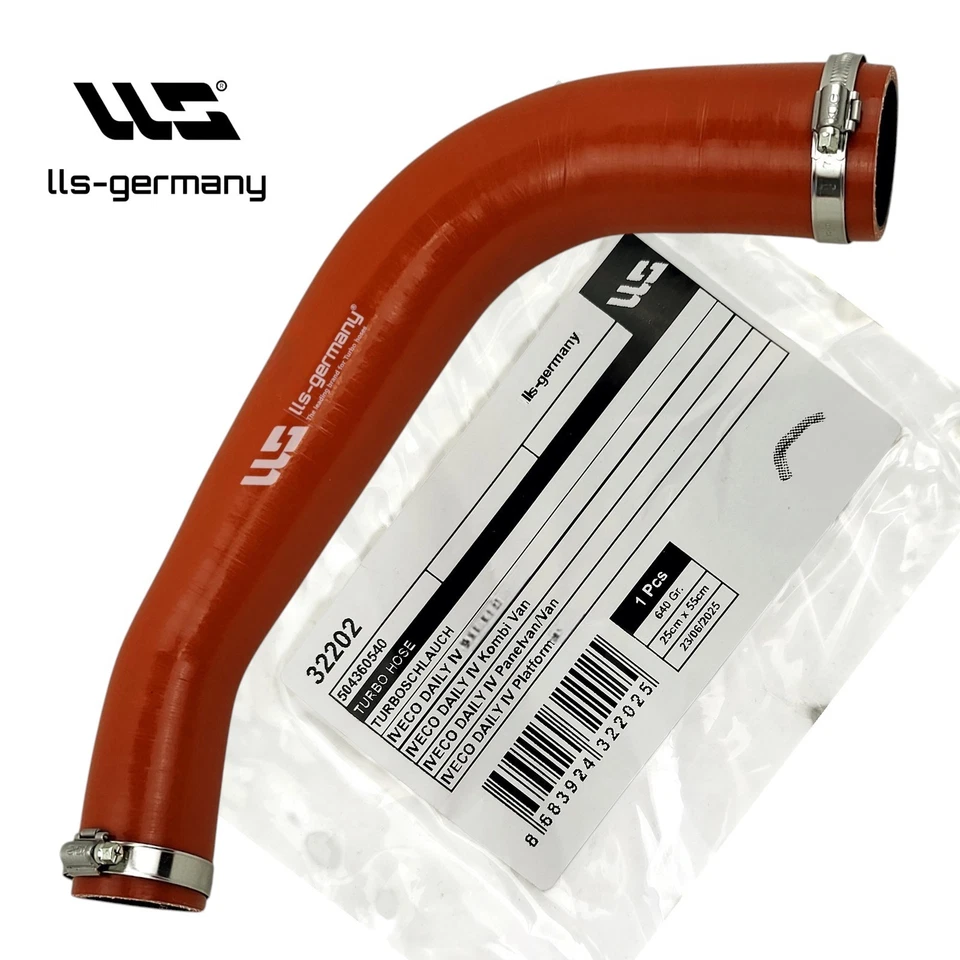 Verstärkter Silikon Ladeluftschlauch für IVECO DAILY IV 3.0 D 504360540