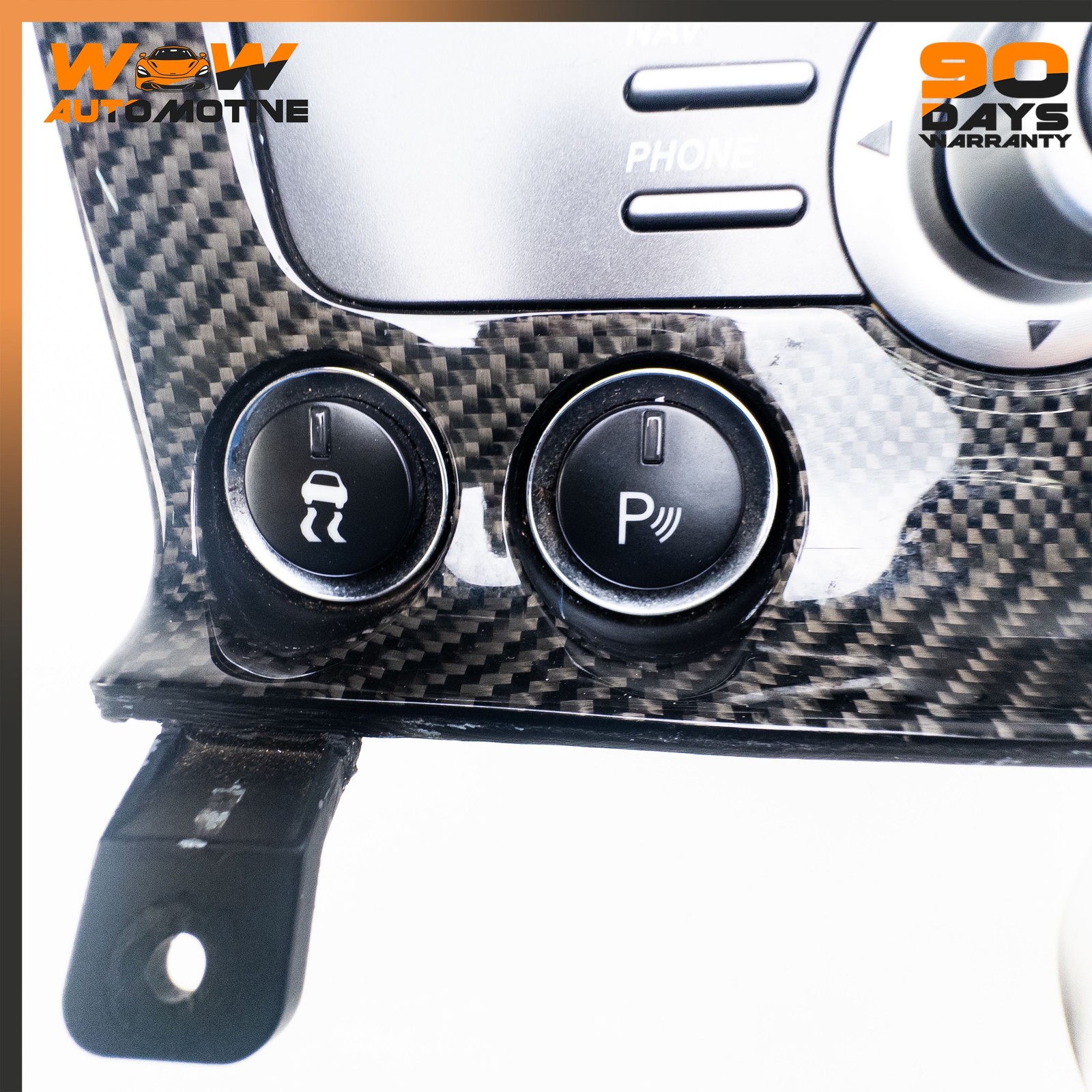 06-16 ASTON MARTIN V8 VANTAGE HVAC CLIMATE CONTROL SWITCH ASSEMBLY CARBON OEM