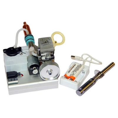 #ad Mini 12 speed methanol two stroke engine model with electric start $183.00