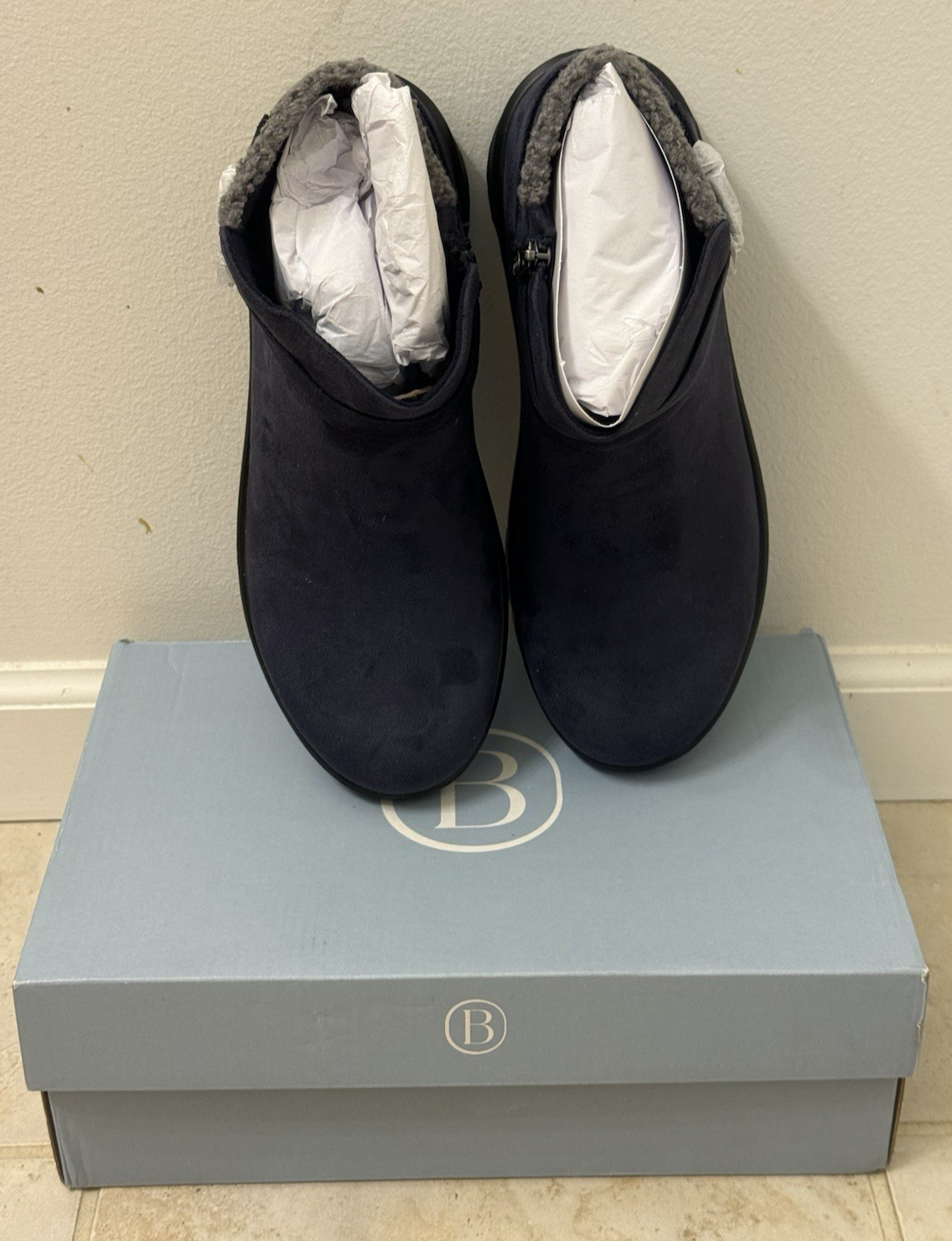 SAOLA Stivaletti da donna Bzees Gateway stivaletti comodi taglia 11 con suola ammortizzata in pelliccia sintetica