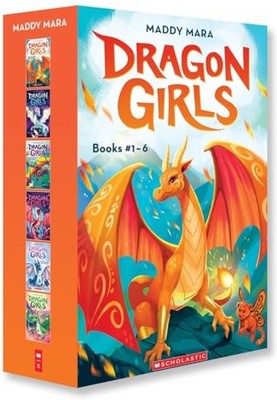 Dragon Girls Box Set Books 1-6 (Dragon Girls) -  NEW Maddy Mara 2024