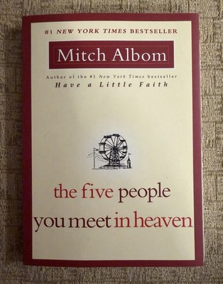 The Five People You Meet In Heaven By Mitch Albom (Paperback 2003) New