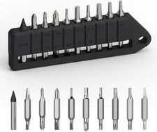 OKNIFE MBS1 4mm Hex Bit Screwdriver Set 9 PCS Durable S2 Tool Steel Double-Ended