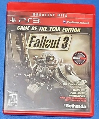 Fallout 3 GOTY Edition (Sony PlayStation 3 PS3, 2009) 