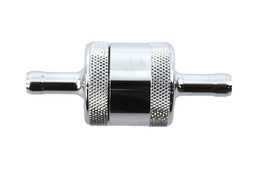 Линейный топливный фильтр Pingel хром подходит для Harley Davidson - Изображение 2 из 4